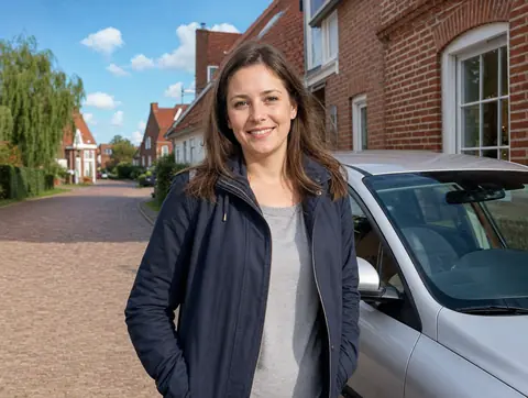 Verkäufer aus Mildstedt mit dem verkauften Fahrzeug
